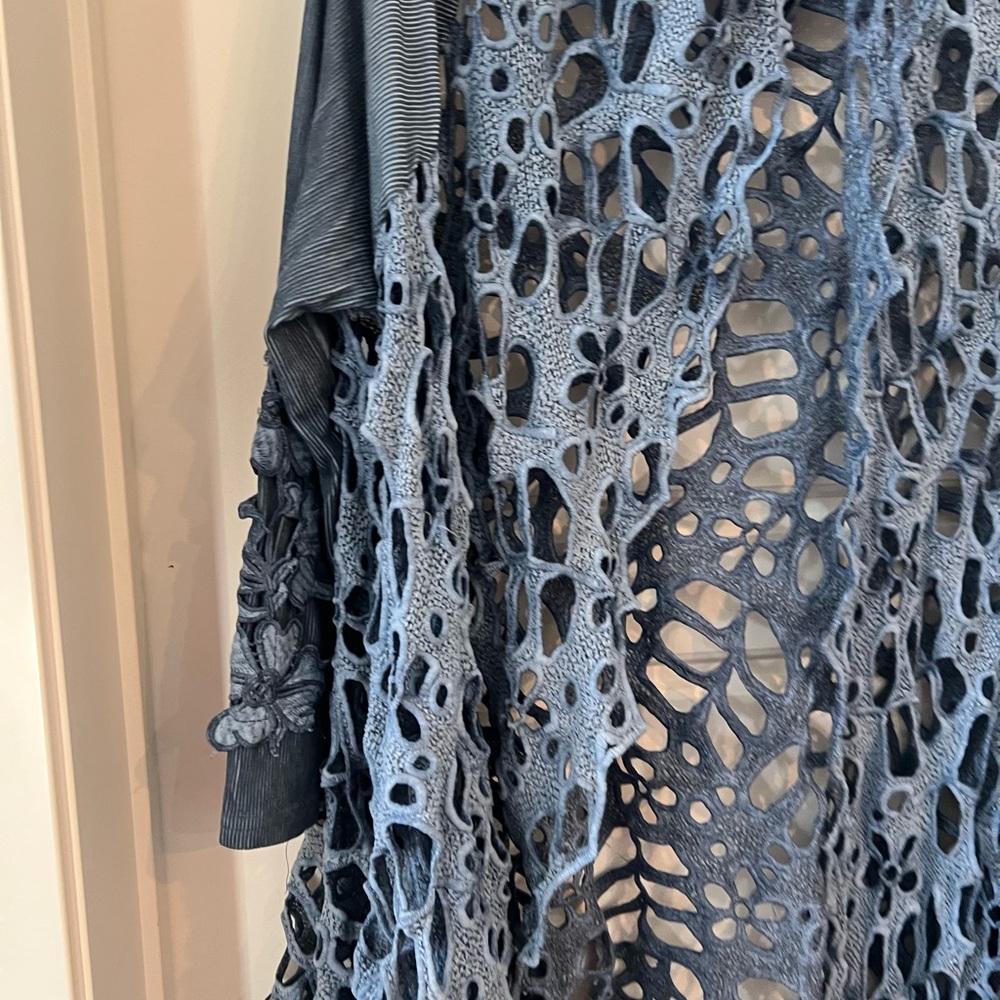 Crochet drapey cardigan